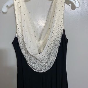 Mother of the bride dress from David’s Bridal.